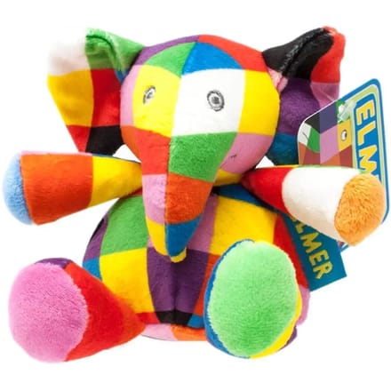 Elmer knuffel - Zachte zittende olifant