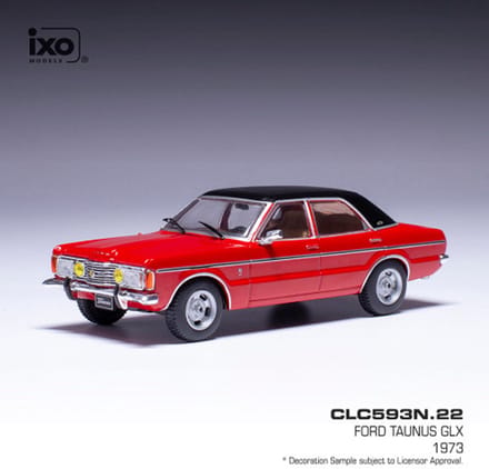 Ford Taunus GXL 1973 Rood Model 1/43 Ixo Models