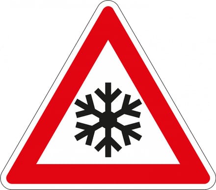 Sneeuw bord - kunststof - J36 300 mm