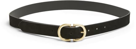 Pieces Kledingriem Pcjuva Suede Jeans Belt Noos 17102275 Black/w Brushed