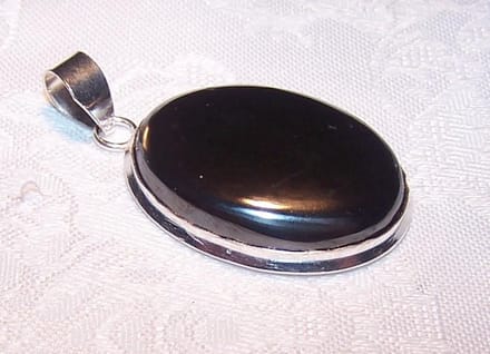Zilverkleurige Hematiet Hanger