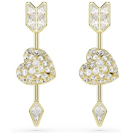 Swarovski Idyllia Dames Oorbellen Metaal - Goud