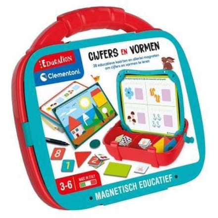 Clementoni Cijfers en vormen magnetisch educatief NL Bordspellen