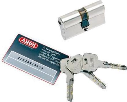 Abus Vernikkelde veiligheidscilinder "XP2 30/30 mm"