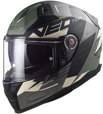 LS2 Ff811 Vector II Absolute M. Zwart Zilver Integraalhelm - Helm