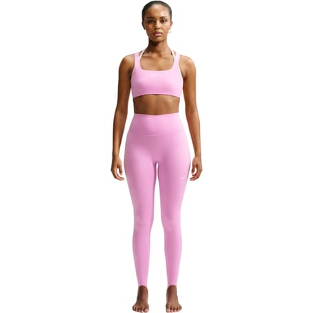 Nike Lange dameslegging met hoge taille en stirrup One - Roze- Dames, Roze M