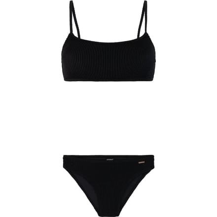Protest PRTJag - Bralette bikini set Dames - Clipsluiting - Uitneembare vulling - Normale pasvorm - Medium dekking - Zwart