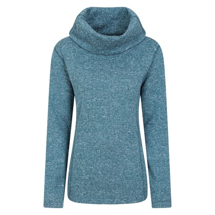 Mountain Warehouse Dames/Dames Cowl Neck Fleece Top (Teal)