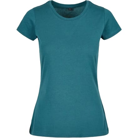 Build your Brand Ladies´ Basic Tee BYBB012 - Teal - XS