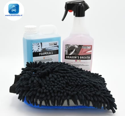 Valet Pro- autowas pakket- met gratis WashMitt twv € 9,75