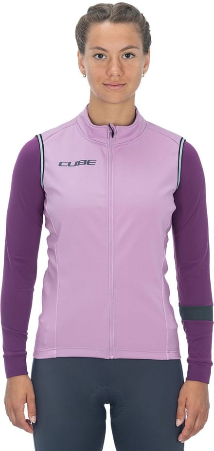 CUBE BLACKLINE WS SOFTSHELL VEST VIOLET S (36)