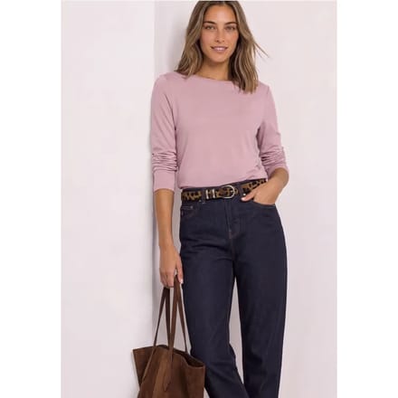 Longsleeve met boothals