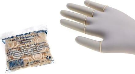 Romed latex vingercondooms medium - Set van 25 doosjes Romed