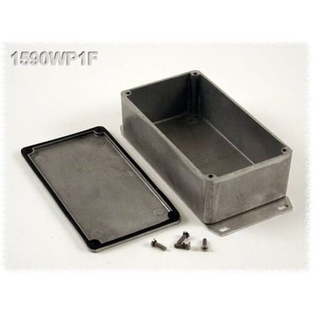Hammond Electronics 1590WP1F Universele behuizing 153 x 82 x 50 Aluminium Natuur 1 stuk(s)