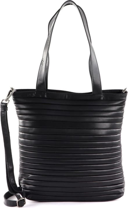 FREDsBRUDER Leren Schoudertas Tabily Shopper Black Zwart