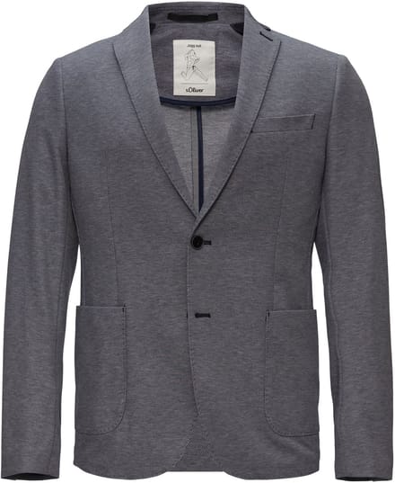 s.Oliver  Jacket Indoor Marine Blue Größe: 46 | Blazer Outlet | Herren | Blau