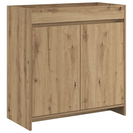vidaXL - Badkamer - Onder - Het - Wastafel - Kast - Artisanaal - eiken