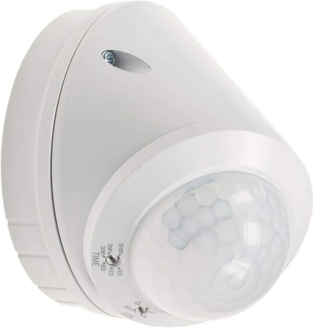Bewegingsmelder voor Wand- en Plafondmontage - IP65, Infrarood, 360 Graden LED-Sensor, Instelbare Tijd