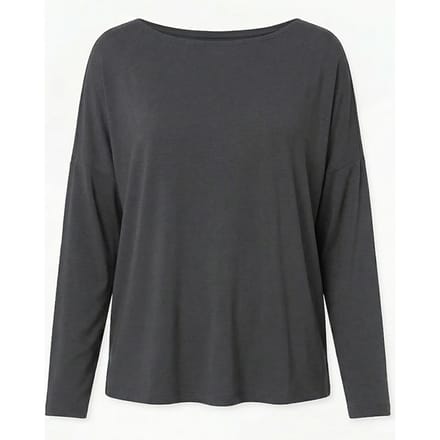 Viscose Oversize Longsleeve DONKERGRIJS