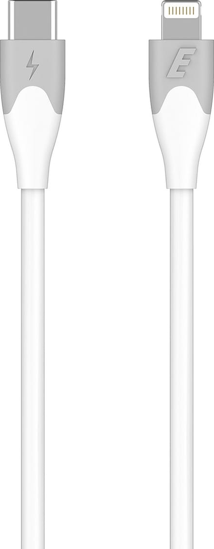 Energizer C61CLNKWH4 USB-C naar Lightning Tweekleurige Kabel 2m (Wit)