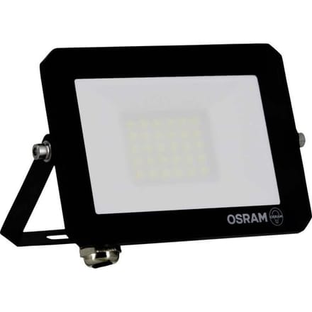 OSRAM HOMELIGHTING FLOODLIGHT LUX 20W 865 BLACK 4099854489525 LED-schijnwerper 20.00 W Lichtkleur (naam): Daglichtwit