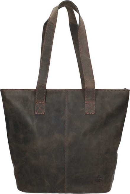 Bear Design Janneke Leren Shopper- Bruin