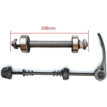 Outils de rechange en acier à libération rapide avec 2 roulements Front black