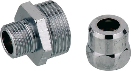 KIRCHHOFF MS Knelfitting-Nippel - Chroom - 3/4"BU x 10 mmQ