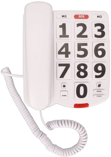Dailygoods- Vaste Telefoon met Grote Knoppen - Vaste Telefoon voor