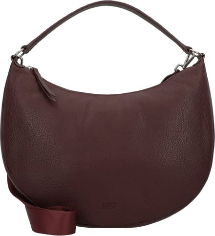 JOST Leren schoudertas Vika Hobo Bag Wine (rood)paars