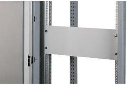 Blindplaat 19 inch - Paneel - Apparatuur Monteren - Stalen Constructie - 1HE - Grijs