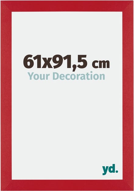 Your Decoration - Fotolijst 61x91,5 cm - MDF - Rood - Mura