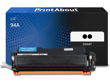 PrintAbout huismerk Toner 94A (CF294A) Zwart Multipack Geschikt voor HP