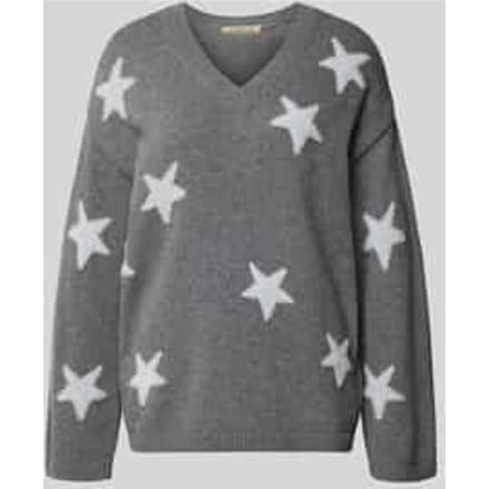 Loose fit gebreide pullover met kasjmier