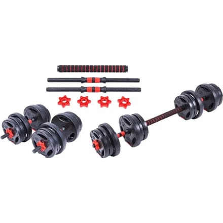 Pure2Improve - Halterset - Dumbbell set - 2 in 1 - Verstelbaar - 30 kg