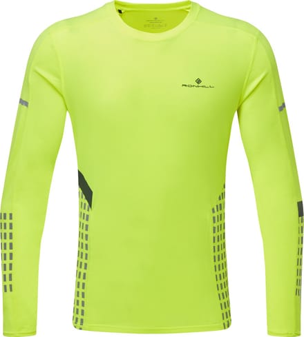 Ronhill Men's Tech Afterhours L/S Tee Fluo Yellow S