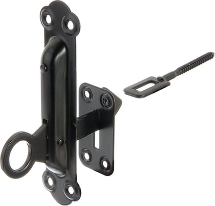 Wovar Luikvastzetter Zwart 150 x 38 mm | Per Stuk