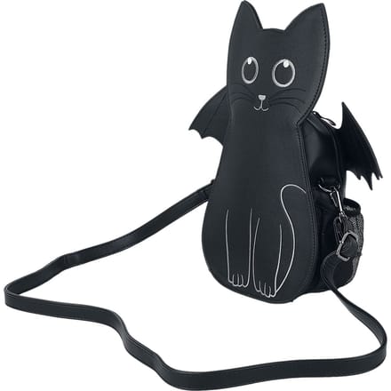 Banned - Gothic Rugtas - Wendigo - voor Vrouwen - zwart-wit