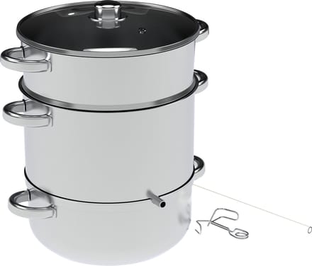 Puurmaken Ontsapper / stoomextractor 5 liter - sappan - stoomextractor