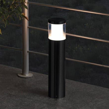 EGLO connect.z Basalgo-Z Smart Sokkellamp Buiten- E27 - 45 cm - Zwart|Wit - Instelbaar RGB & wit licht - Dimbaar - Zigbee