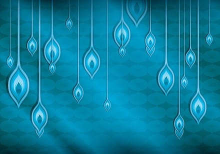Poster | Blauw | 104 x 70,5 cm