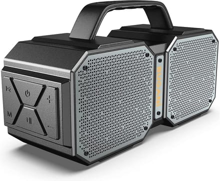 Draadloze Bluetooth luidspreker 60W met 32 uur batterij, waterdicht en basdrivers voor buiten en feestjes
