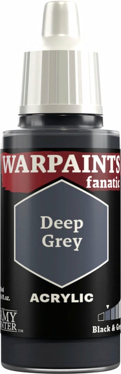 The Army Painter Warpaints Fanatic: Deep Grey (18ml) - Verf
