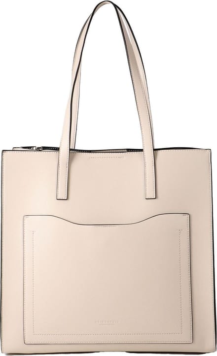 SEIDENFELT MANUFAKTUR Schoudertas Fria Shopper Stone Crème