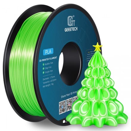 Geeetech - PLA Silk Green (1.75mm - 1kg)