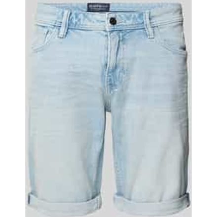 Slim fit bermuda van katoenmix, model 'PIERS'