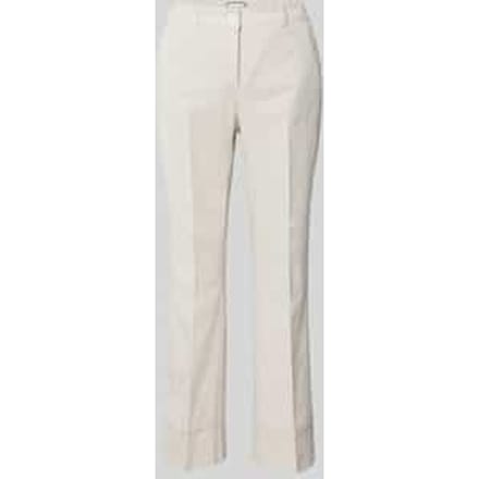 Flared cut broek met persplooien, model 'MINESSE'