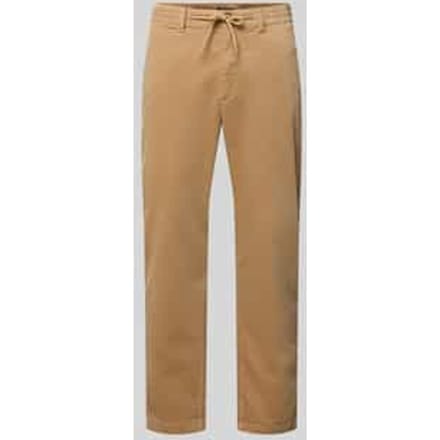 Tapered fit corduroy broek met structuurmotief