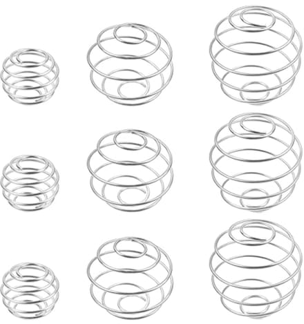 Solidchoice - Set van 9 Roestvrijstalen Shaker Ballen voor Eiwitshakers