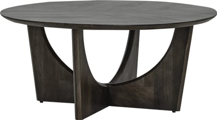 Tower Living Salontafel Fermo Rond Olijfbruin 90cm